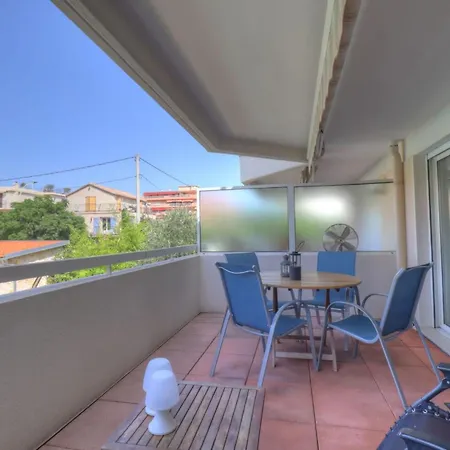 Bright Air-conditioned 'les Terrasses De Juan' Lejlighed *